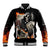 Skull Baseball Jacket Gambling Death Fire - Wonder Print Shop