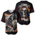 Skull Baseball Jersey Gambling Death Fire - Wonder Print Shop