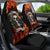 Skull Car Seat Cover Gambling Death Fire - Wonder Print Shop