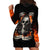 Skull Hoodie Dress Gambling Death Fire - Wonder Print Shop