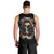 Skull Men Tank Top Gambling Death Fire DT01