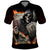 Skull Polo Shirt Gambling Death Fire - Wonder Print Shop