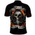 Skull Polo Shirt Gambling Death Fire - Wonder Print Shop