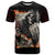 Skull T Shirt Gambling Death Fire DT01