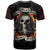 Skull T Shirt Gambling Death Fire DT01