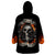 Skull Wearable Blanket Hoodie Gambling Death Fire DT01