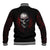 Skull Baseball Jacket Death Skull Game Over - Wonder Print Shop