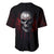 Skull Baseball Jersey Death Skull Game Over - Wonder Print Shop