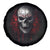 Skull Spare Tire Cover Death Skull Game Over - Wonder Print Shop