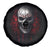 Skull Spare Tire Cover Death Skull Game Over - Wonder Print Shop