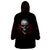 Skull Wearable Blanket Hoodie Death Skull Game Over DT01