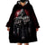 Skull Wearable Blanket Hoodie Death Skull Game Over DT01