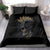 Skull Bedding Set Golden Skull Gangster - Wonder Print Shop