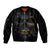 Skull Bomber Jacket Golden Skull Gangster - Wonder Print Shop