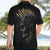 Skull Hawaiian Shirt Golden Skull Gangster - Wonder Print Shop