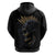 Skull Hoodie Golden Skull Gangster - Wonder Print Shop