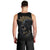 Skull Men Tank Top Golden Skull Gangster DT01