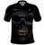 Skull Polo Shirt Golden Skull Gangster - Wonder Print Shop