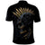 Skull Polo Shirt Golden Skull Gangster - Wonder Print Shop