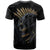 Skull T Shirt Golden Skull Gangster DT01