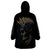 Skull Wearable Blanket Hoodie Golden Skull Gangster DT01