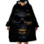 Skull Wearable Blanket Hoodie Golden Skull Gangster DT01