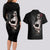 Skull Couples Matching Long Sleeve Bodycon Dress and Hawaiian Shirt Girl Day Of The Dead - Wonder Print Shop