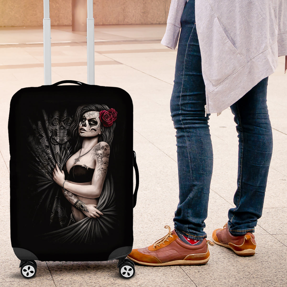 skull-luggage-cover-girl-day-of-the-dead