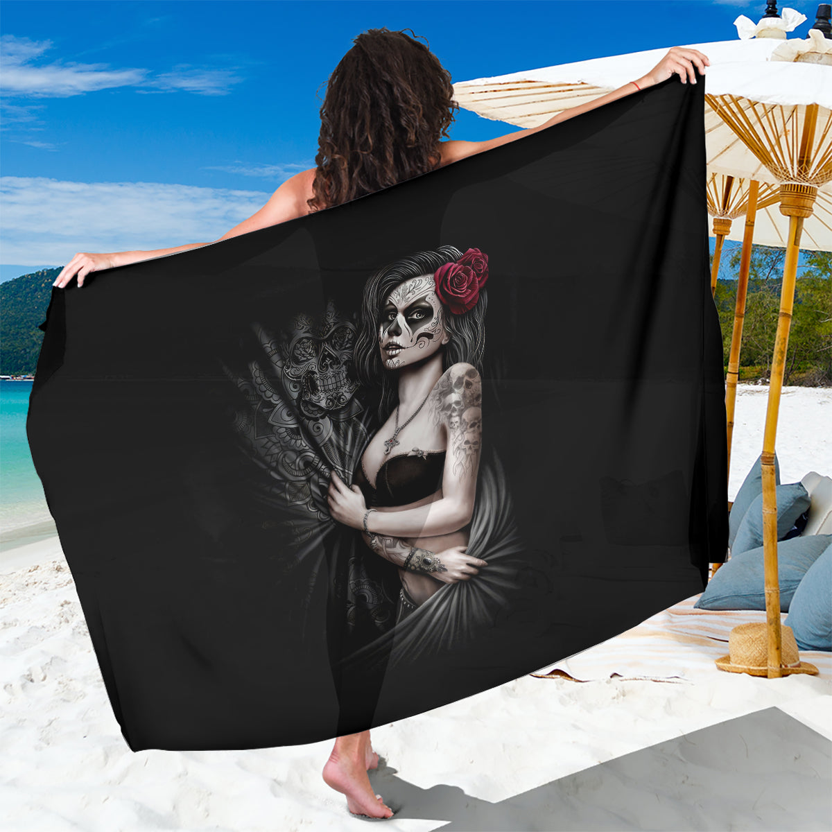 skull-sarong-girl-day-of-the-dead