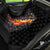 Skull Back Car Seat Cover Flame Skull Lava Inside - Wonder Print Shop