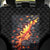 Skull Back Car Seat Cover Flame Skull Lava Inside - Wonder Print Shop