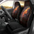 Skull Car Seat Cover Flame Skull Lava Inside - Wonder Print Shop