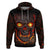 Skull Hoodie Flame Skull Lava Inside - Wonder Print Shop