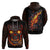 Skull Hoodie Flame Skull Lava Inside - Wonder Print Shop