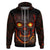 Skull Hoodie Flame Skull Lava Inside - Wonder Print Shop