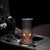 Skull Skinny Tumbler Flame Skull Lava Inside