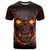 Skull T Shirt Flame Skull Lava Inside DT01