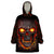 Skull Wearable Blanket Hoodie Flame Skull Lava Inside DT01