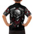 Skull Hawaiian Shirt Riding Motocycle Girl Rose - Wonder Print Shop