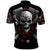 Skull Polo Shirt Riding Motocycle Girl Rose - Wonder Print Shop