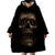 Skull Wearable Blanket Hoodie Mummy Face Inside DT01