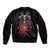 Skull Bomber Jacket Prayer Skull - Wonder Print Shop