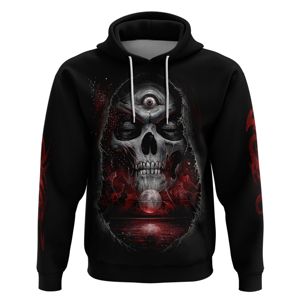 Skull Hoodie Prayer Skull - Wonder Print Shop