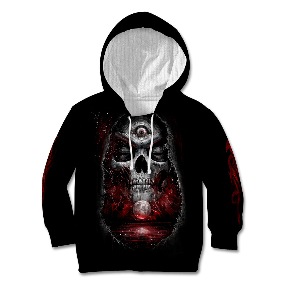 Skull Kid Hoodie Prayer Skull - Wonder Print Shop