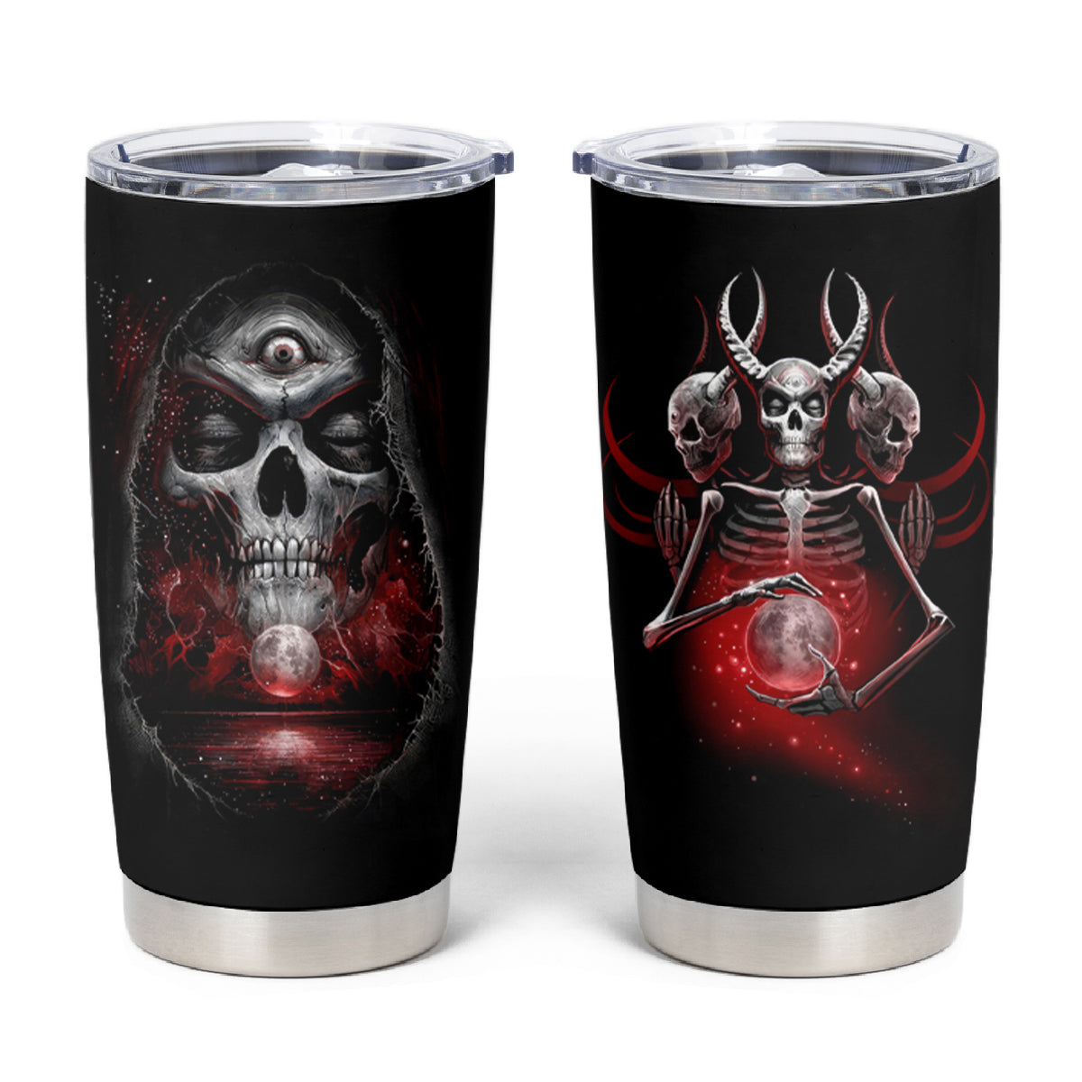 Skull Tumbler Cup Prayer Skull