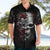 Skull Hawaiian Shirt Three Skull No See Evil Rose - Wonder Print Shop