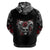 Skull Hoodie Three Skull No See Evil Rose - Wonder Print Shop