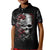 Skull Kid Polo Shirt Three Skull No See Evil Rose - Wonder Print Shop