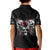 Skull Kid Polo Shirt Three Skull No See Evil Rose - Wonder Print Shop