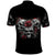 Skull Polo Shirt Three Skull No See Evil Rose - Wonder Print Shop